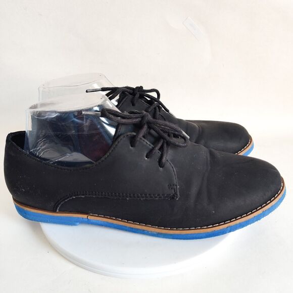 Madden Girl Jacobz Faux Leather Wingtip Oxford Shoes Black 8.5 Lace Up Academia - Picture 1 of 14